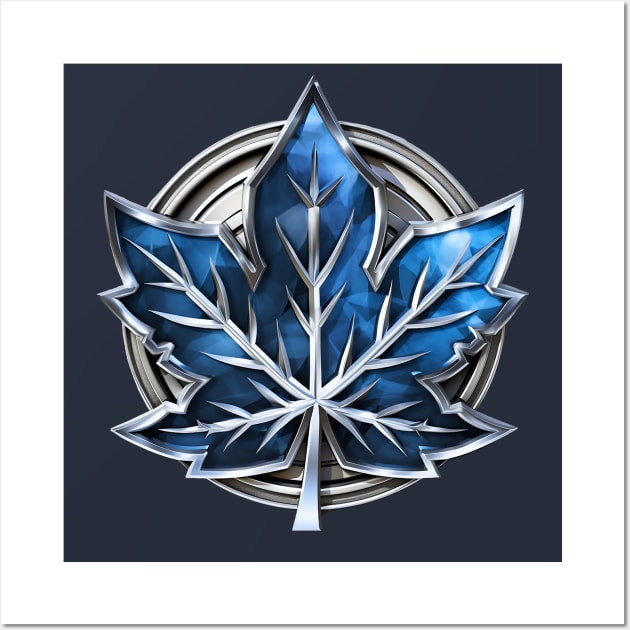 Maple Leaf 3D Badge Wall Art by DavidLoblaw